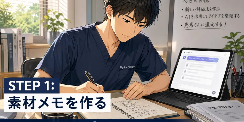 【第1回】AIに抄録を作ってもらう前にやること——「伝えたいこと」をメモに書き出す